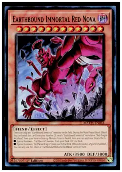 Maze of the Master Earthbound Immortal Red Nova Card Super Rare #MZTM-EN044 - Image 1