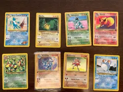 Rare pokemon cards—jungle, holo, 1st edition. Plus 4 free! - Image 1