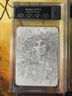 CURIO Avatar of Fire (Wave 1) Sketch Sorcery Contested Realm Beta - Image 1