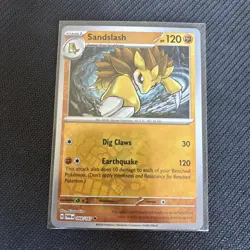 Pokemon TCG: Twilight Masquerade - Reverse Holo - 098/167 - Sandslash - Image 1