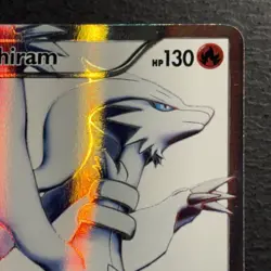 Reshiram 113/114 Pokemon TCG Black And White Full Art Ultra Rare Card Played MP+ - Image 3