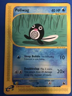 Poliwag 87/144 Common Skyridge Pokemon Card 2003 - Image 1
