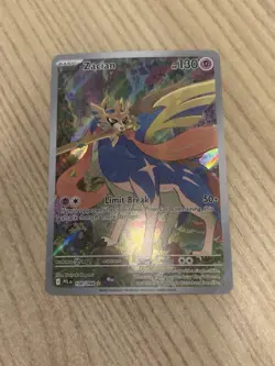 Zacian 100/094 Me02: Phantasmal Flames Holo Minty Copy Illustration Rare Pokemon - Image 2