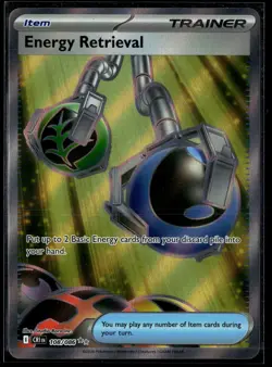 Energy Retrieval 108/086 ME04: Chaos Rising Ultra Rare Pokemon - Image 1