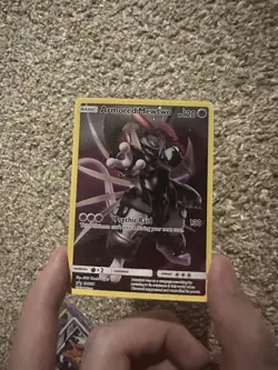 Pokemon Armored Mewtwo SM228 Sm Holo NEAR MINT - Image 3