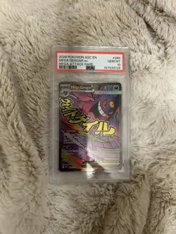 2025 Pokemon ASC EN Mega Attack Rare #269 Mega Gengar ex PSA 10 GEM MINT - Image 1