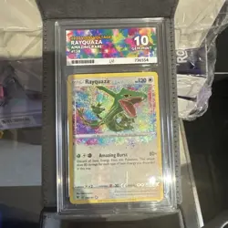 Pokemon TCG Vivid Voltage Rayquaza 138/185 ACE 10 - Image 1