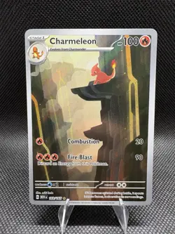 Pokemon TCG Charmeleon 169/165 Scarlet & Violet 151 Illustration Rare - Image 1