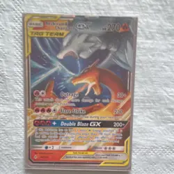 Pokemon Reshiram & Charizard GX Ultra Rare TAG TEAM Unbroken Bonds 20/214 - Image 1