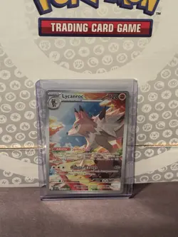 Lycanroc Illustration Rare IR Pokemon TCG Journey Together 166/159 LP🔥 - Image 1