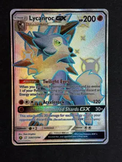 Lycanroc GX SV67/SV94 Hidden Fates Full Art Shiny Pokemon TCG NM/MINT - Image 1