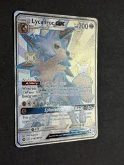 Lycanroc GX SV67/SV94 Hidden Fates Full Art Shiny Pokemon TCG NM/MINT - Image 4