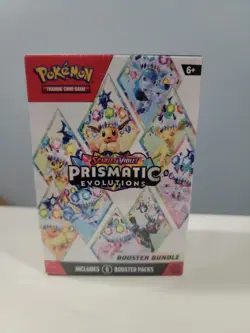 Pokemon Scarlet & Violet Prismatic Evolutions Booster Bundle Box - Image 1