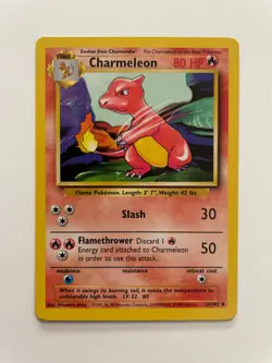 1999 Pokemon TCG Charmeleon Unlimited Base Set Non-Holo #24/102 - Image 1