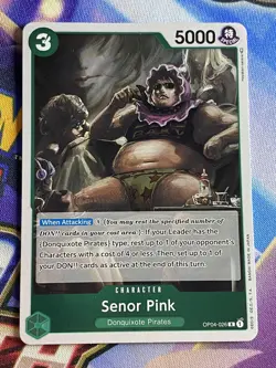 Senor Pink OP04-026 | Kingdoms of Intrigue - English | R Holo | One Piece NM - Image 2