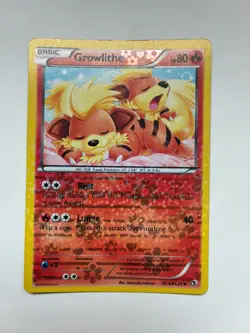 Pokemon TCG Growlithe RC4/RC25 Legendary Treasures 2013 Radiant Collection Card - Image 1