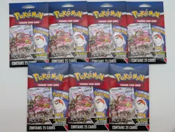 Lot Of 7 Pokemon TCG Rayquaza VMAX 25 Card, 1 Foil Card Per Packs – Sealed - Image 2