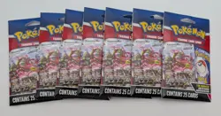Lot Of 7 Pokemon TCG Rayquaza VMAX 25 Card, 1 Foil Card Per Packs – Sealed - Image 3