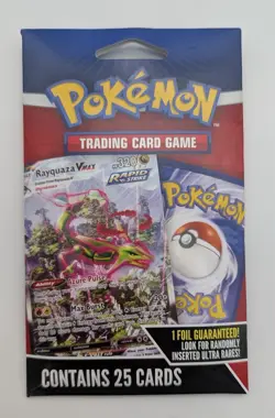 Lot Of 7 Pokemon TCG Rayquaza VMAX 25 Card, 1 Foil Card Per Packs – Sealed - Image 5