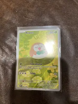 Rowlet 090/088 Holo Illustration Rare Perfect Order Pokemon NM b6 - Image 1