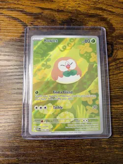 2026 Pokemon Perfect Order Rowlet Illustration Rare #090/088 - Image 1