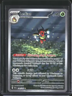 Ledian 144/142 Illustration Rare Stellar Crown Pokemon NM/M - Image 1