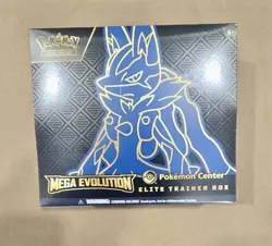 Pokemon Mega Evolution Lucario Pokemon Center ETB Elite Trainer Box SEALED NEW - Image 1