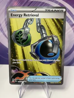 2026 Pokemon Energy Retrieval 108/086 Chaos Rising Trainer Full Art Holo EN-NM - Image 1