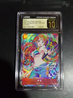 ONE PIECE Nami ST01-007 Japanese 2024 PRB Storage Box Set CGC 10 Pristine - Image 1