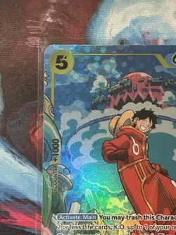 2024 One Piece Monkey D Luffy OP07-109 (TR) Treasure Rare Two Legends Nm/Lp - Image 2