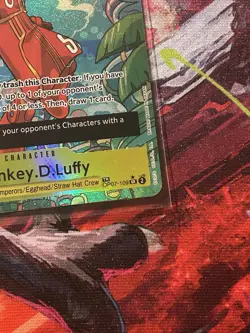 2024 One Piece Monkey D Luffy OP07-109 (TR) Treasure Rare Two Legends Nm/Lp - Image 4