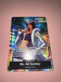 2026 One Piece TCG Ms. All Sunday OP14-084 SR Alternate Alt Art - Image 1