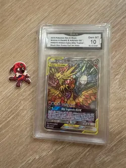 Moltres & Zapdos Articuno GX Tag Team Pokemon Black Star Promo Holo Rare - Image 1
