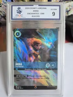 Disney Lorcana - Anna True-Hearted - Enchanted 217/204 - MGC 9 - Image 1