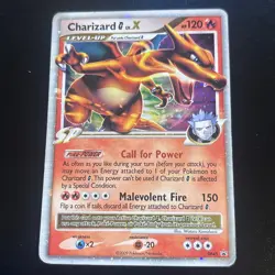 Charizard G LV.X | DP45 Black Star Promo | MP Scarce card - UK fast ship - Image 1