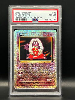 2002 Pokemon Legendary Collection JYNX #26 FIRECRACKER REVERSE HOLO- PSA 6 - Image 1