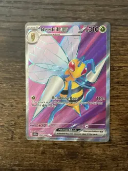 Pokemon TCG Beedrill Ex 098/086 Secret Rare Full Art - Chaos Rising NM/M - Image 2