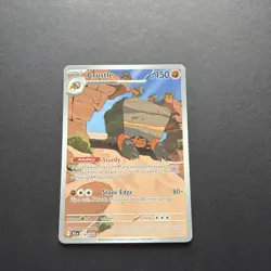 Crustle 130/086 Illustration Rare - S&V Black Bolt - Pokemon TCG IR NM - Image 1