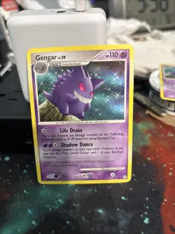 Pokemon Gengar TCG 27/130 Diamond and Pearl Base Non-Holo Rare *MP* - Image 1