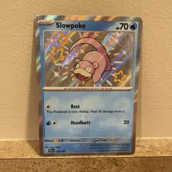 Slowpoke - 116/091 Shiny Rare - SV: Paldean Fates - Pokemon TCG 2024 - NM - Image 1