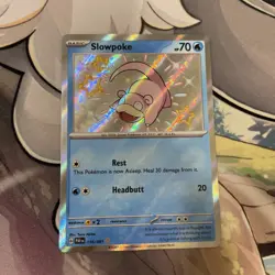 Slowpoke - 116/091 Shiny Rare - SV: Paldean Fates - Pokemon TCG 2024 - NM - Image 3