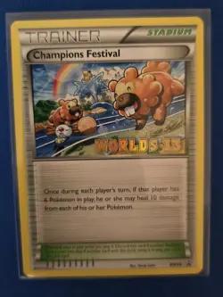 2013 POKEMON CHAMPIONS FESTIVAL WORLDS 13 ENGLISH BLK STAR PROMO BW95 - Image 1
