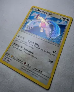 Pokemon Shining Lugia Black Star Promo SM82 2017 - Image 2