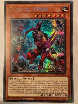 YUGIOH! Kashtira Fenrir - MP23-EN163 - Prismatic Secret Rare - 1st Edition NM - Image 1