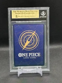 MONKEY D. LUFFY SR PAR 2023 ONE PIECE KINGDOM OF CONSPIRAC JAP OP04090SR BGS 9.5 - Image 2