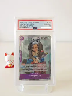 Trafalgar Law ST10-010 One Piece TR Treasure Rare English Edition PSA 10 - Image 1