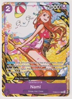 Nami PRB02-012 Welcome Pack Promo NM One Piece TCG English - Image 1