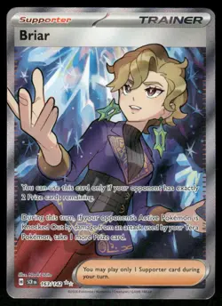 Pokemon Cards Briar 163/142 Stellar Crown Ultra Rare NM *2 - Image 1