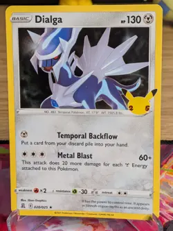 Dialga - 020/025 - Holo Rare - Rare - Celebrations - Pokemon Card - Image 1
