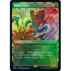 FOIL LOTUS COBRA (SHOWCASE) Zendikar Rising ZNR Magic MTG MINT CARD - Image 1